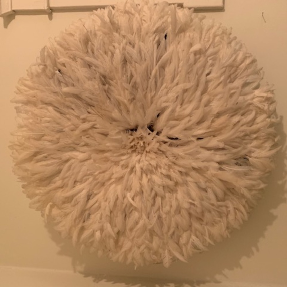 Authentic African Juju Hat - all feathers